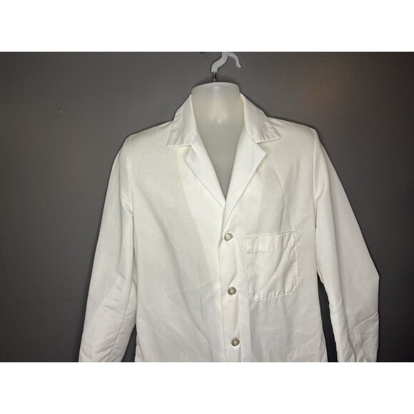 Wrangler By Red Kap Mens White Lab Cost Size 36 Regular - Picture 1 of 5